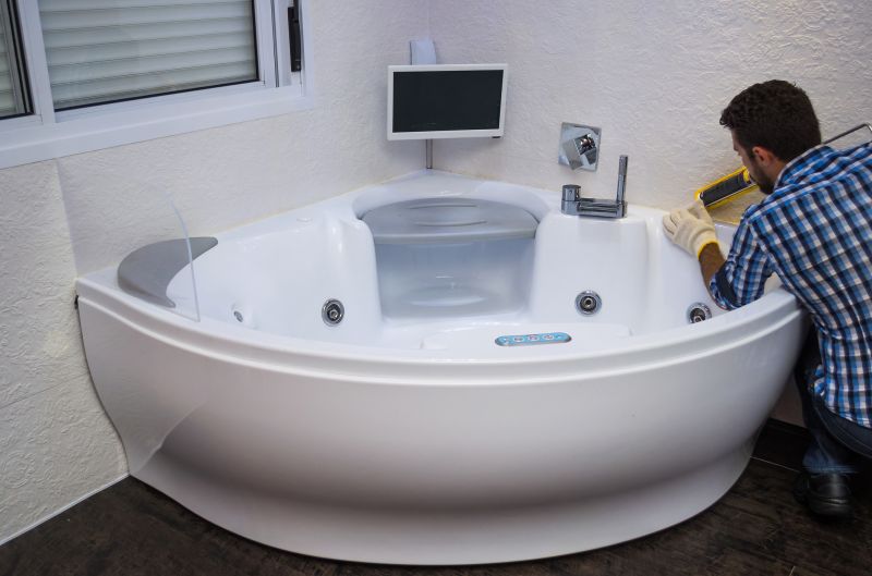 Space-Efficient Corner Tub